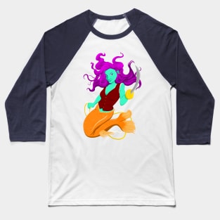 Anne the Pirate Mermaid Baseball T-Shirt